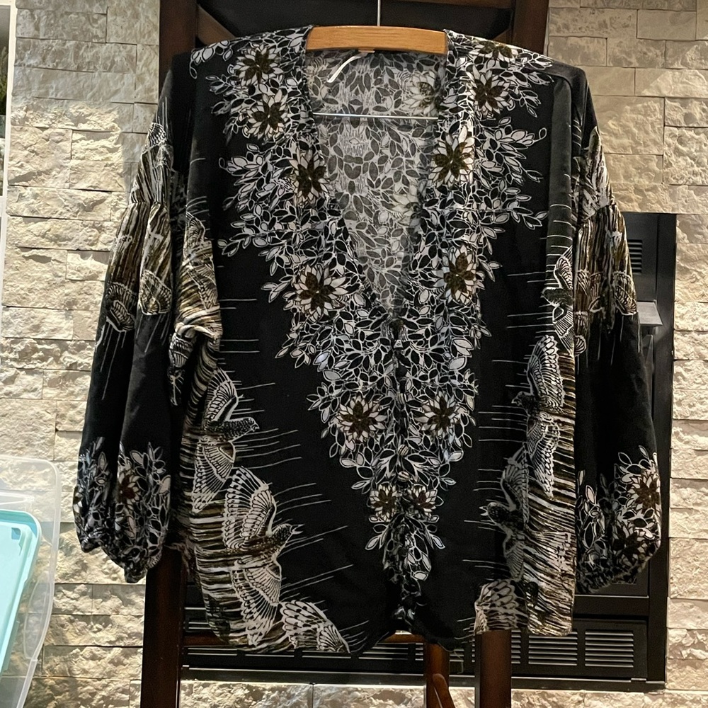 Free People V-neck Long Sleeve